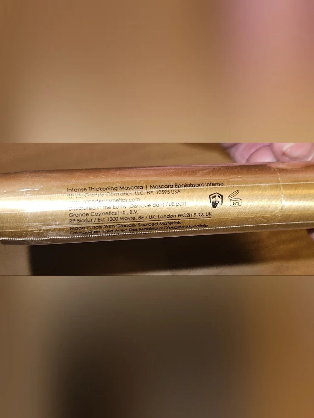 Intense Thickening Mascara — Gold